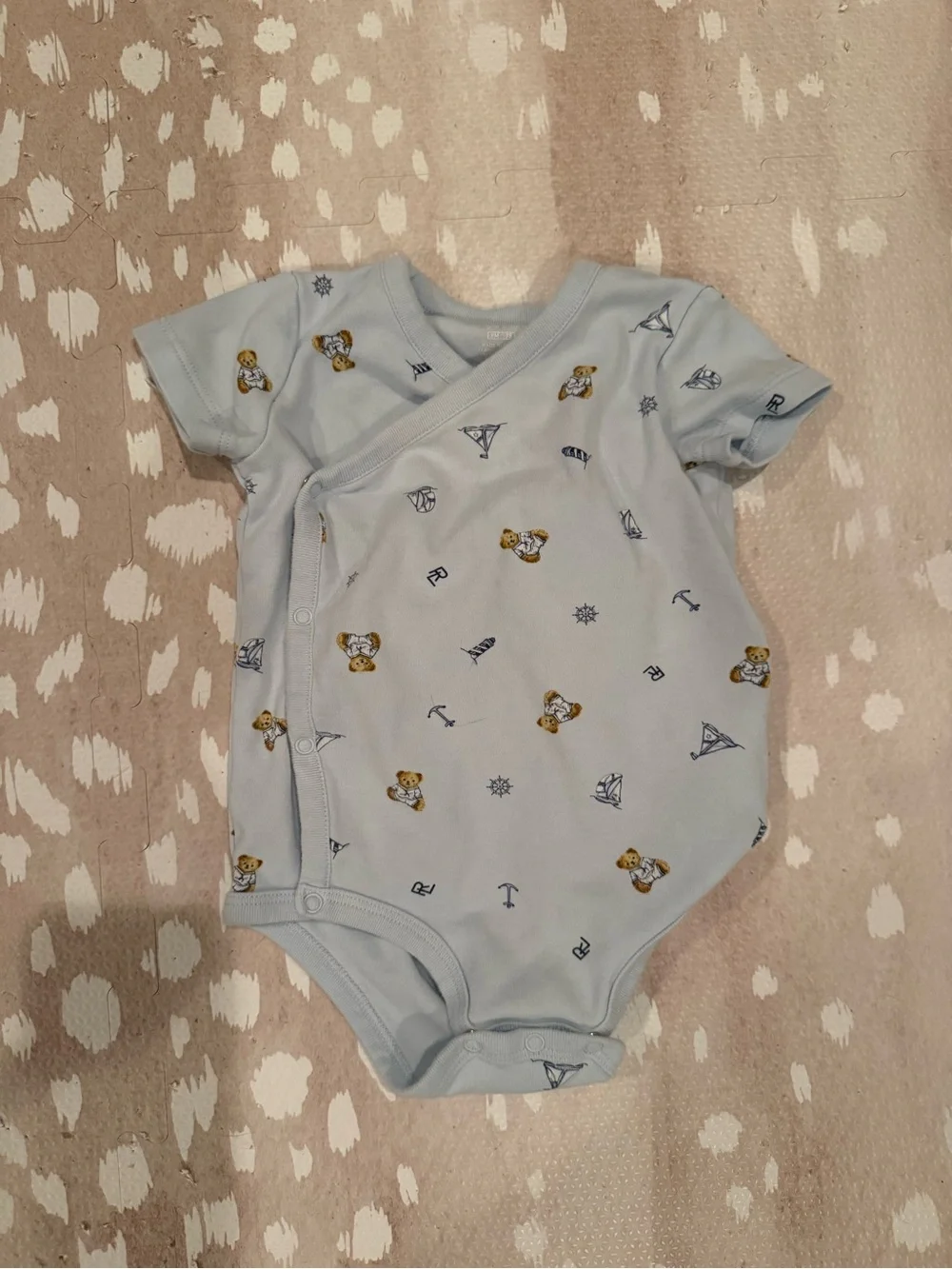 Ralph Lauren baby kimono-style bodysuit in size 9 months